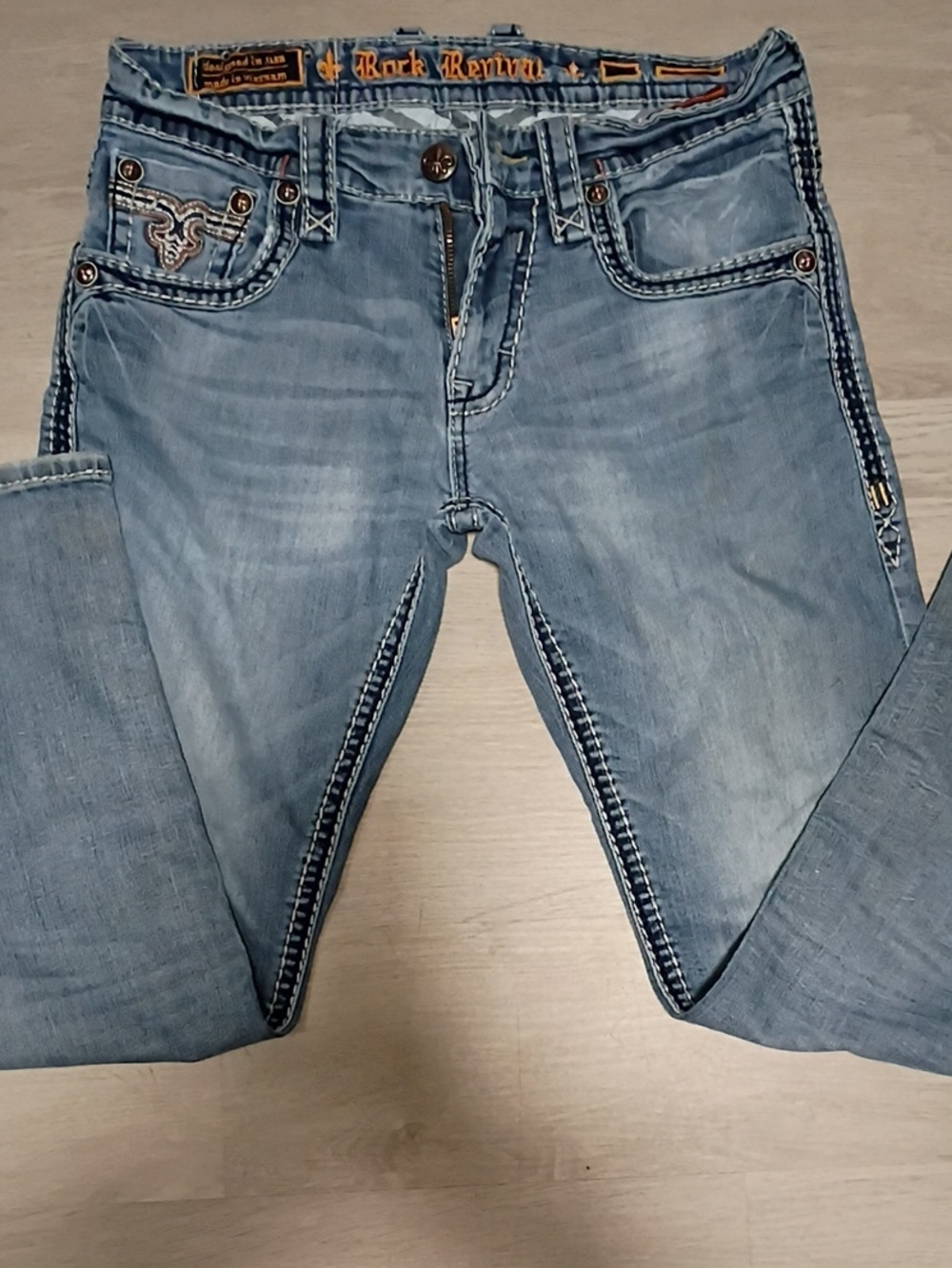 Rock Revival -Dobson- Slim Straight Jeans For Men